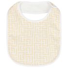 White & Gold Logo Babygrow Gift Set, 1, hi-res