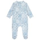 Baby Boys Blue & White Babygrow, 1, hi-res
