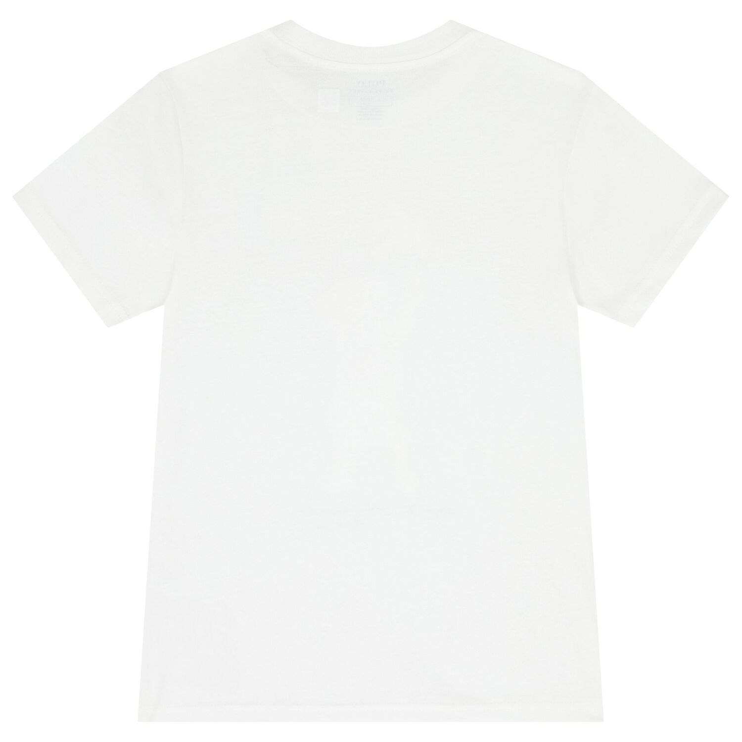 Boys White Polo Bear T-Shirt, 1, hi-res