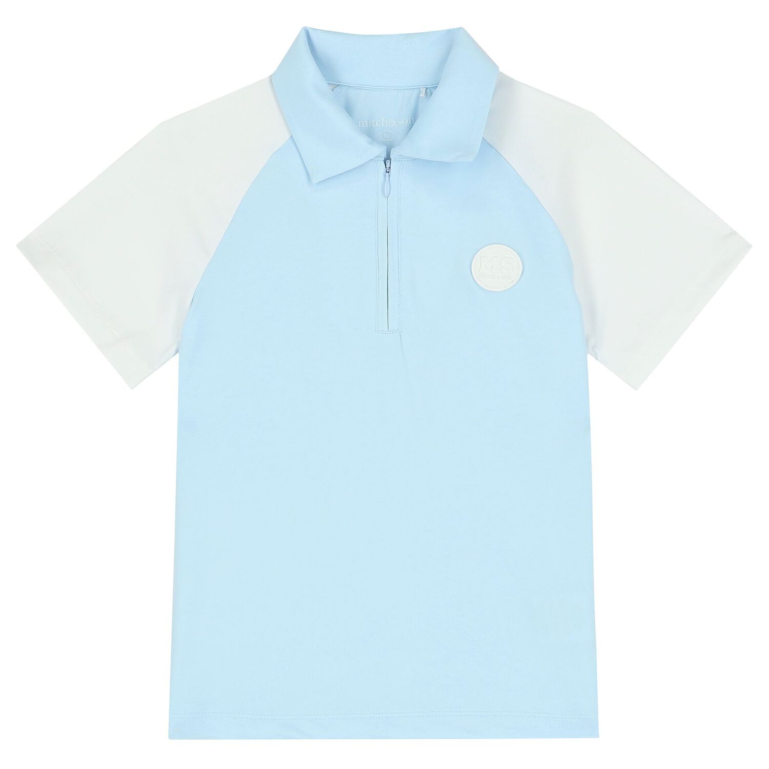 Boys Blue & White Logo Shorts Set, 1, hi-res