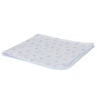 Baby Boys White & Blue Sheep Blanket, 1, hi-res