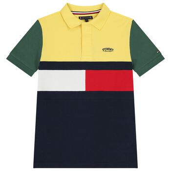 Boys Multi-Coloured Logo Polo Shirt