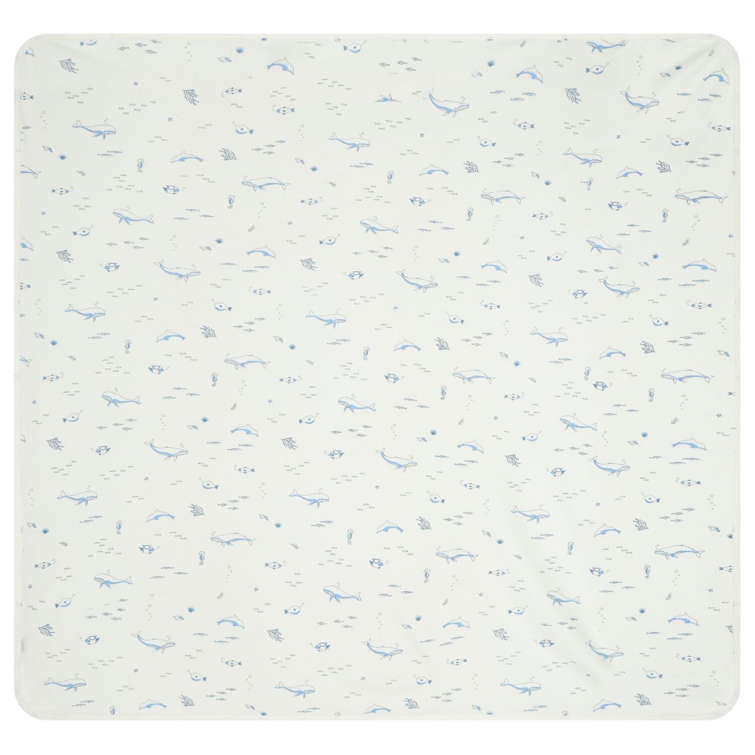 Baby Boys White & Blue Comforter & Blanket Gift Set, 3, hi-res image number null