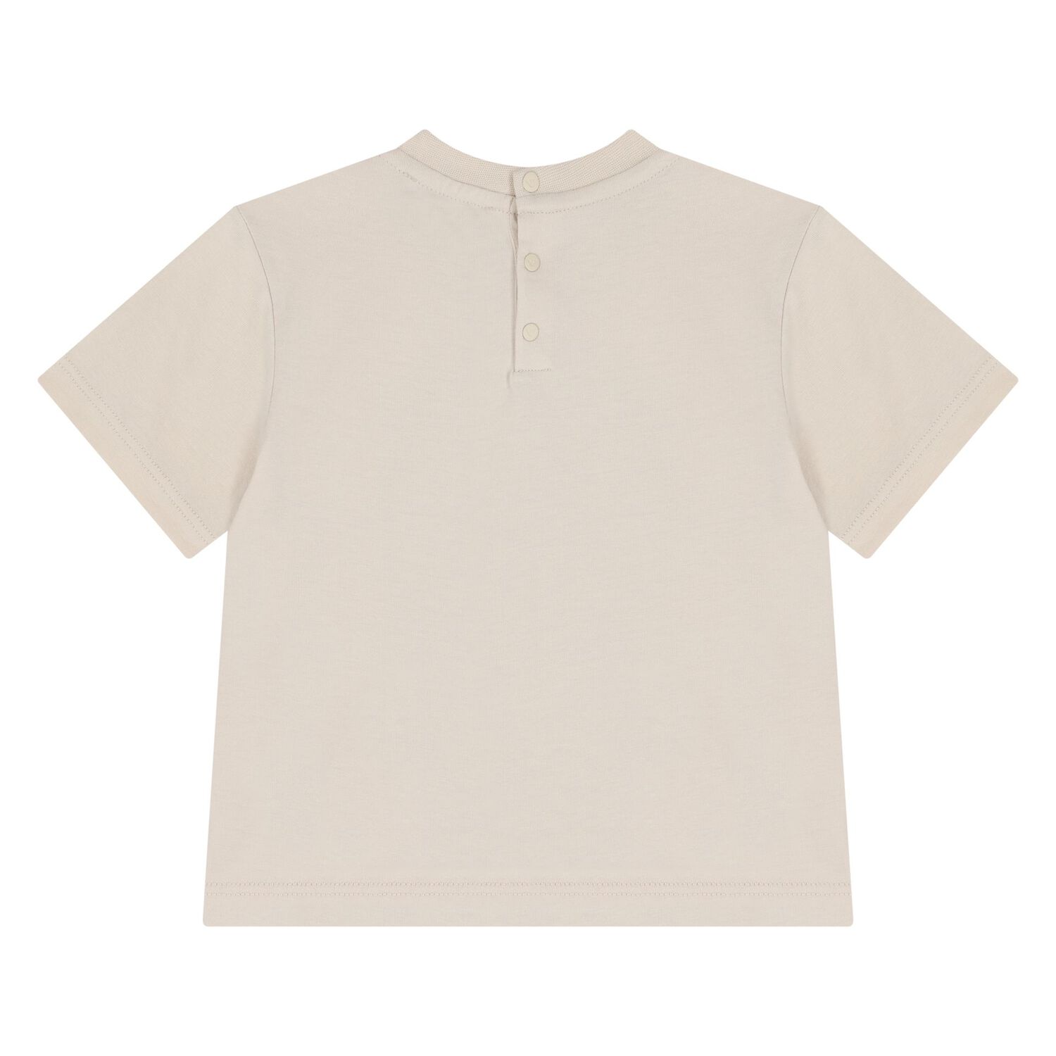 Younger Boys Beige T-Shirts ( 2 Pack ), 2, hi-res