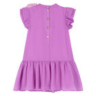 Girls Lilac Bow Dress, 6, hi-res
