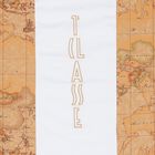 White & Beige Geo Map Baby Blanket, 1, hi-res