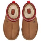 Chestnut Brown Tazz Suede Mules, 1, hi-res