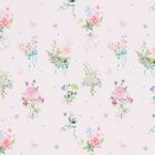 Baby Girls Pink Floral Blanket, 1, hi-res