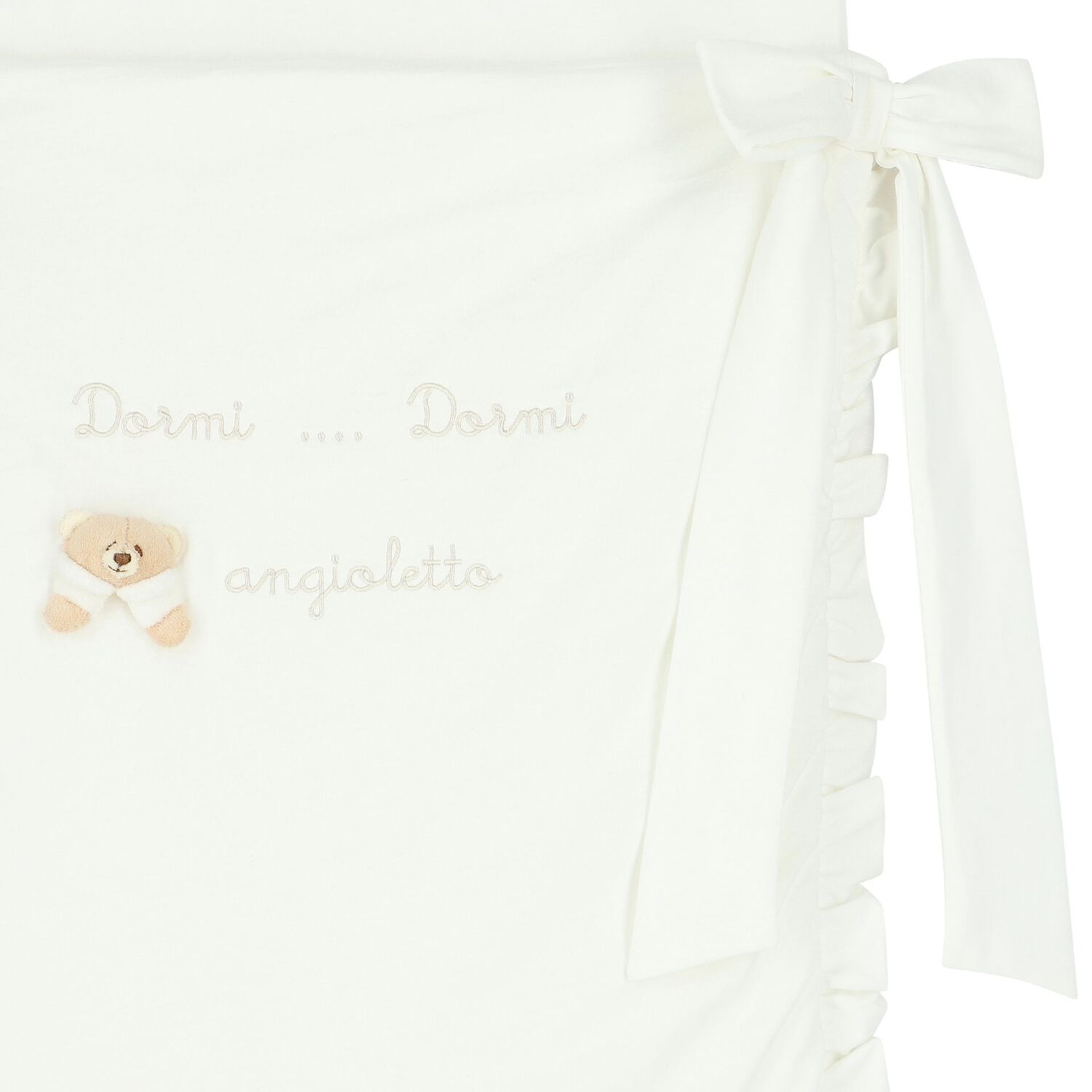 Ivory Teddy Bear Baby Nest, 1, hi-res image number null