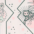 Girls Pale Pink Tiger Logo Top, 1, hi-res