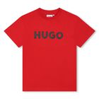 Boys Red Logo T-Shirt, 4, hi-res