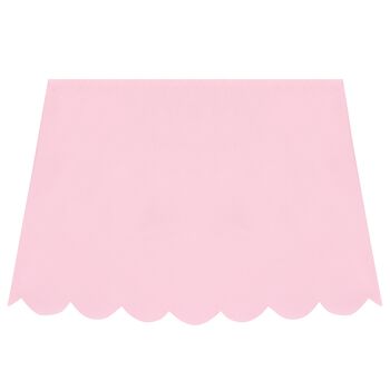 Girls Pink Scalloped Skirt