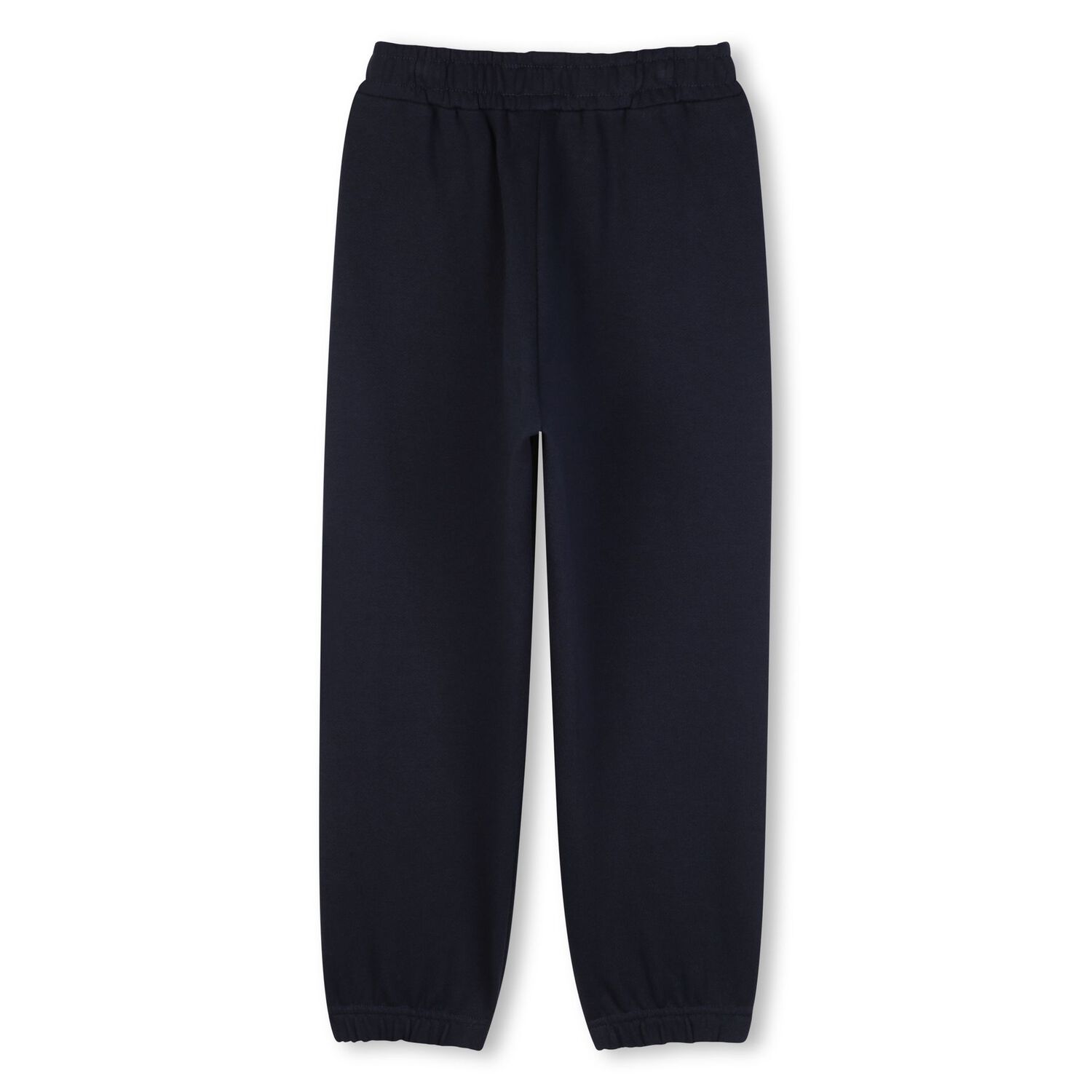 Boys Navy Blue Tiger Logo Joggers, 1, hi-res