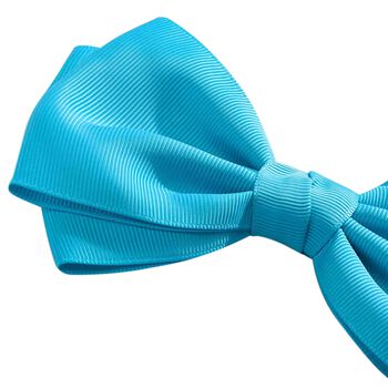 Girls Blue Bow Hairclip
