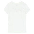 Girls White Logo T-Shirt, 1, hi-res