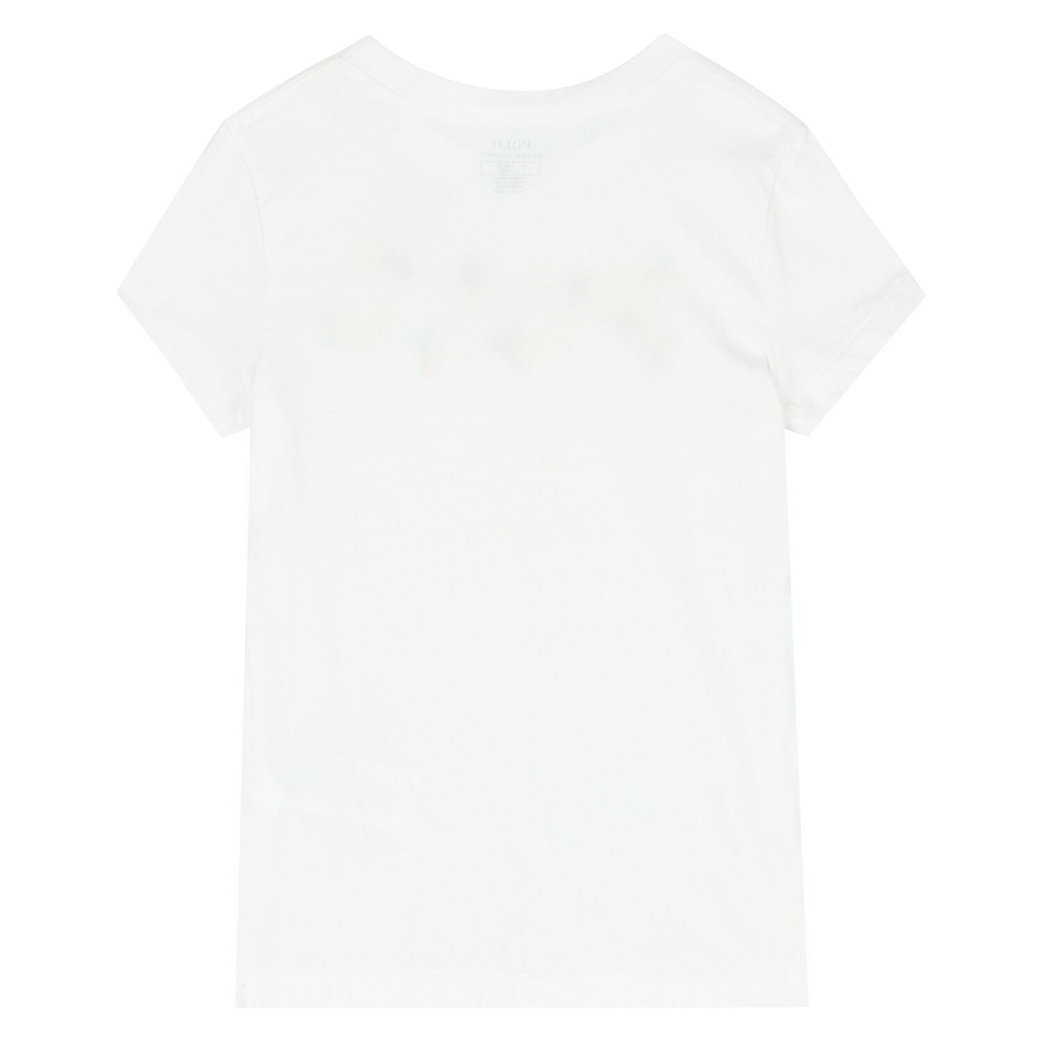 Girls White Logo T-Shirt, 1, hi-res