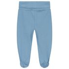 Baby Boys White & Blue Bodysuit Set, 1, hi-res