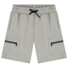Boys Beige Shorts, 2, hi-res