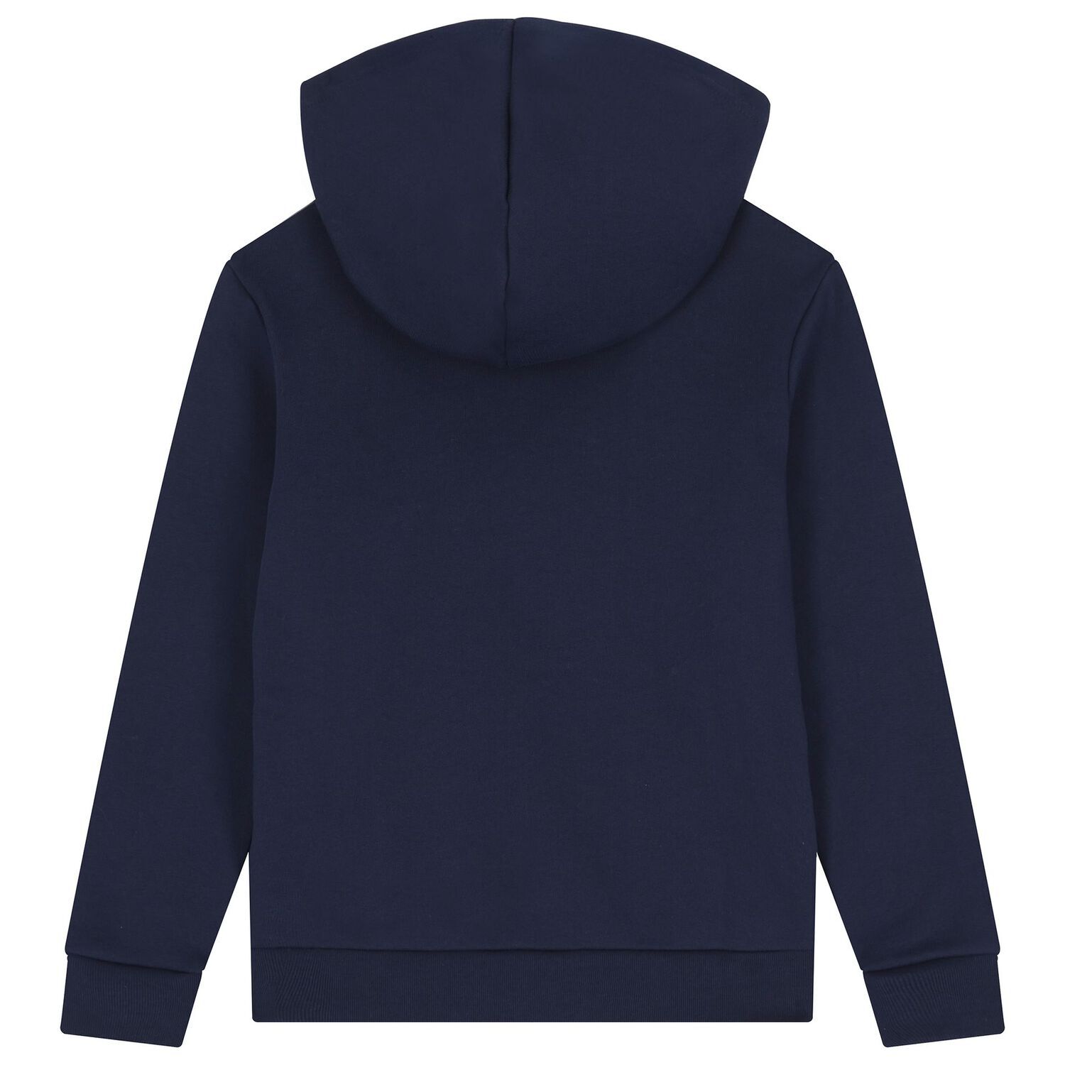 Boys Navy Blue Logo Hooded Top, 1, hi-res image number null