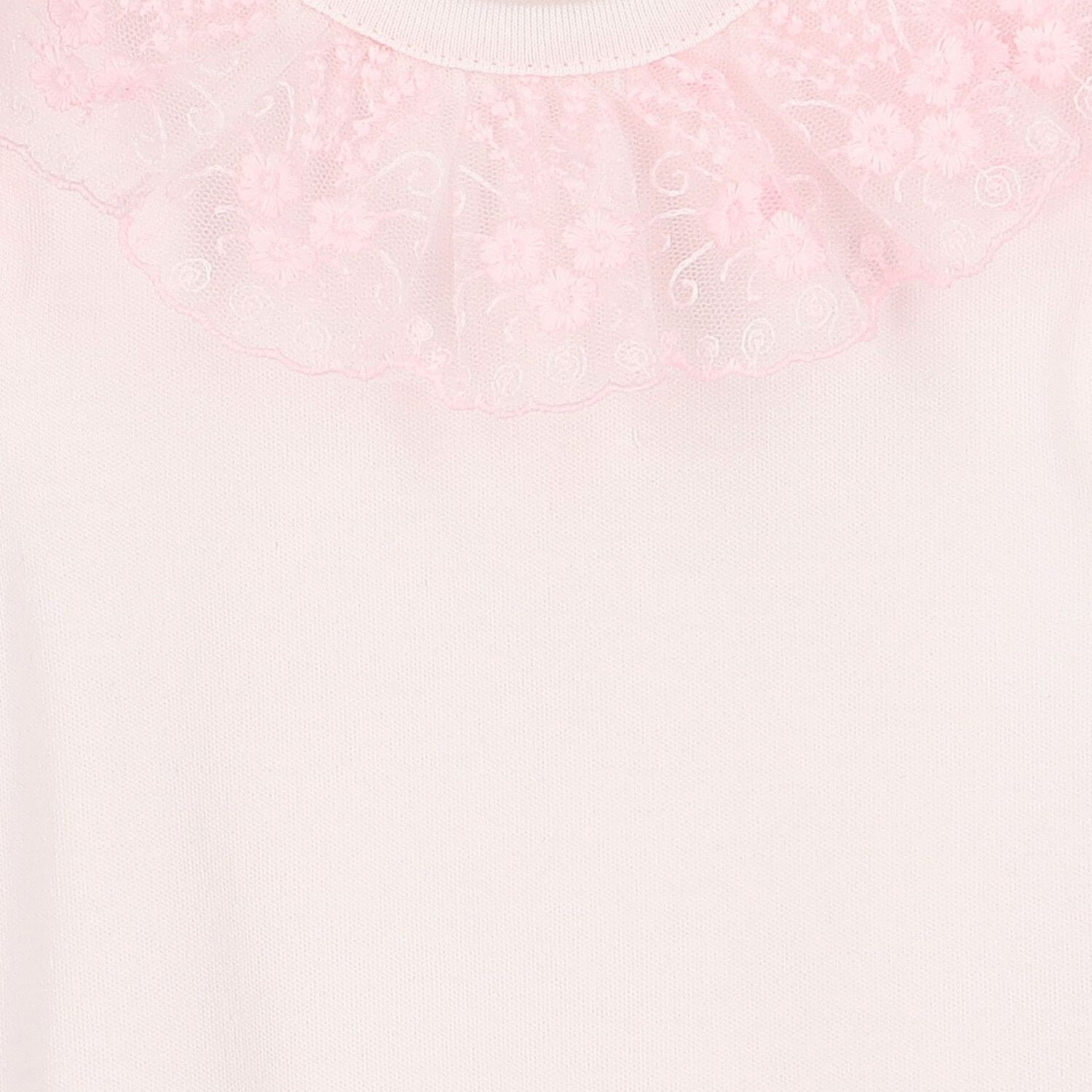 Baby Girls Pink Lace Bodysuit, 1, hi-res image number null