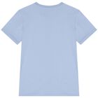 Boys Blue Teddy Bear Logo T-Shirt, 3, hi-res