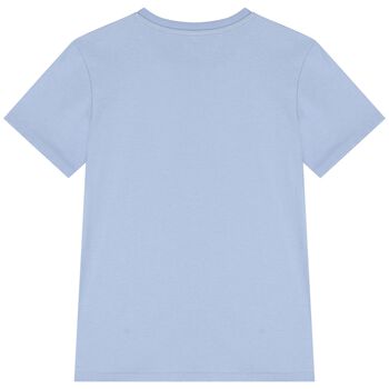 Boys Blue Teddy Bear Logo T-Shirt