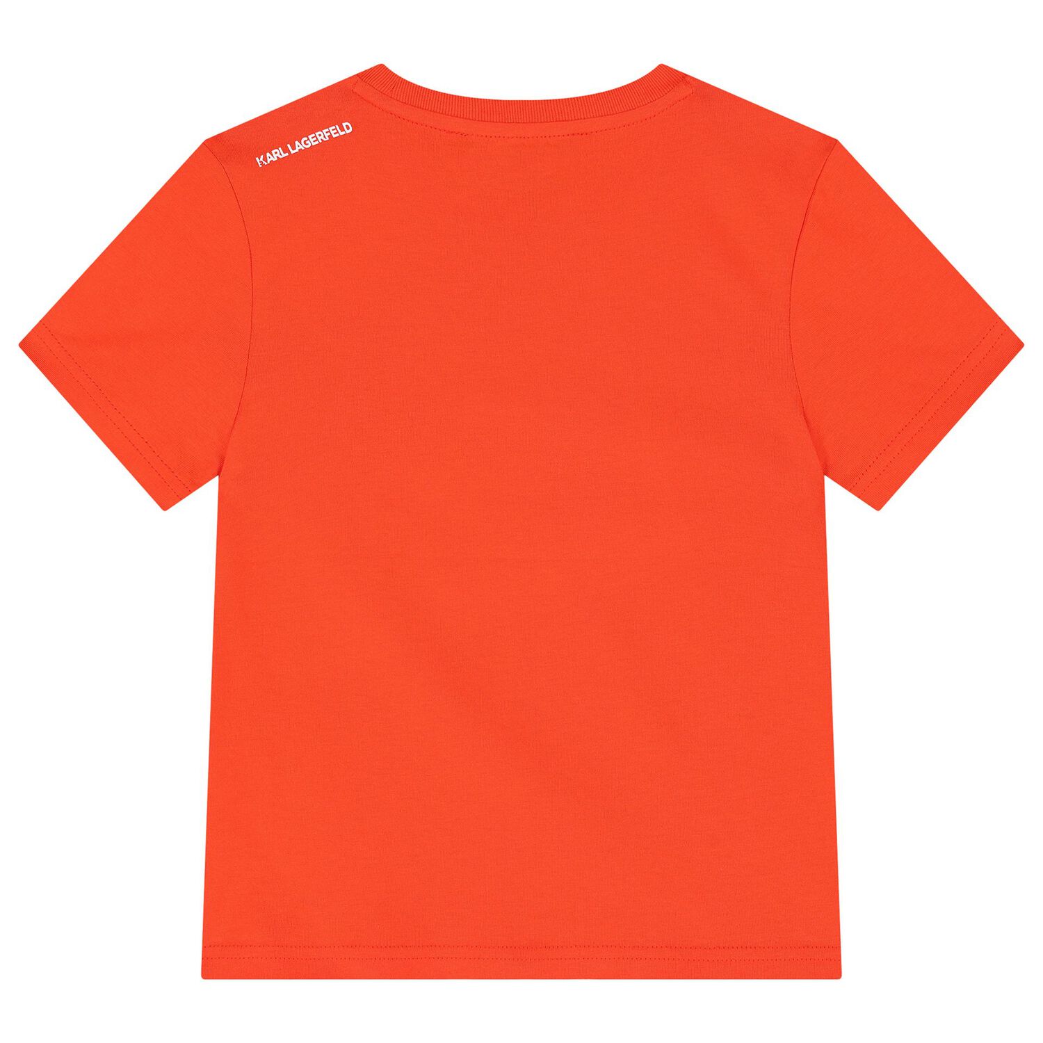 Boys Orange Logo T-Shirt, 3, hi-res image number null