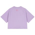 Girls Purple Disney Logo T-Shirt, 2, hi-res
