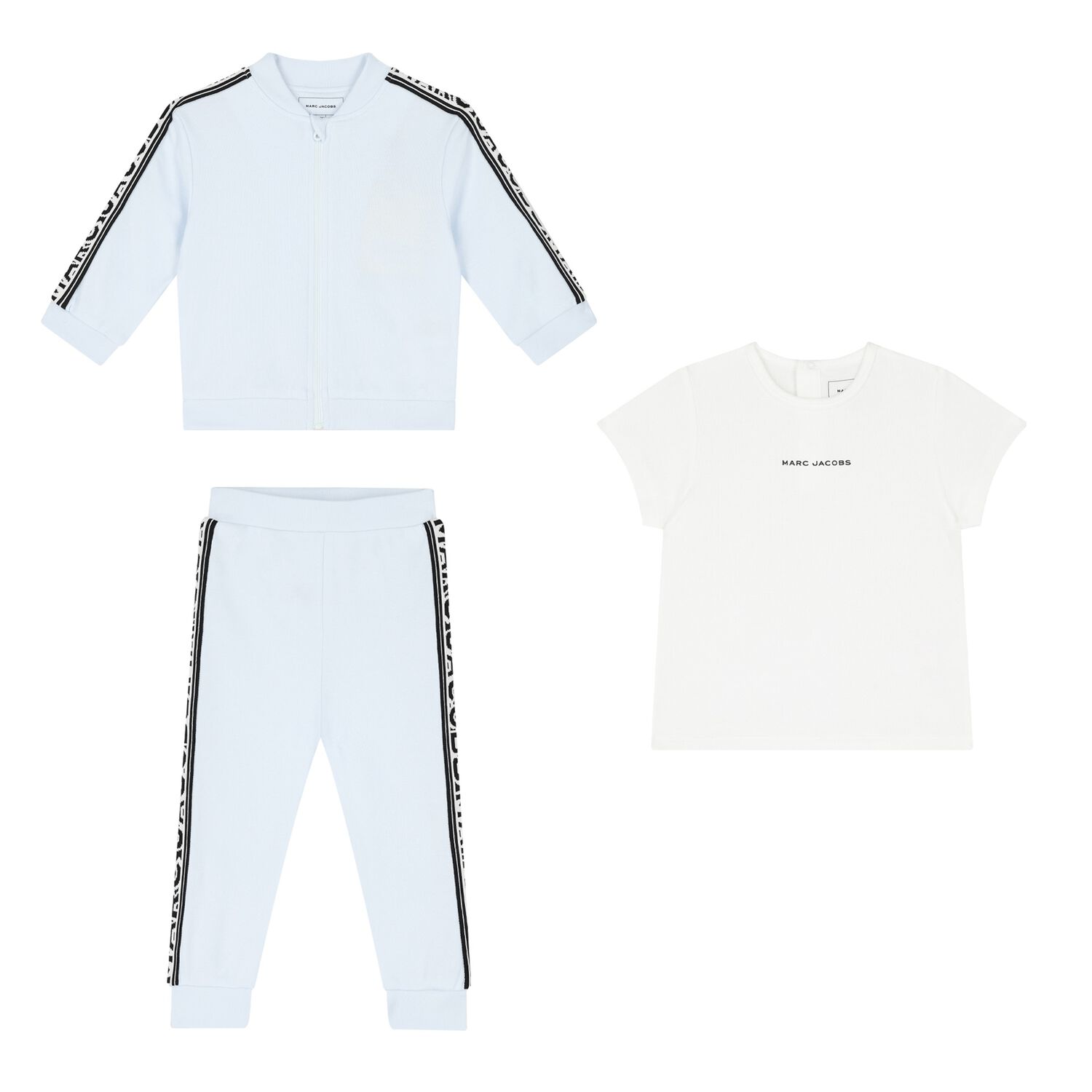 Younger Boys Blue Logo Tracksuit Set, 1, hi-res
