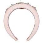 Girls Pink Flower Headband, 1, hi-res