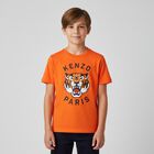 Orange Tiger Logo T-Shirt, 2, hi-res