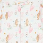 Baby Girls White Hearts Babygrow, 1, hi-res