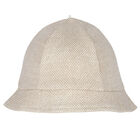 Baby Boys White & Blue Romper & Hat Set, 3, hi-res