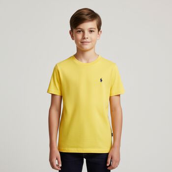 Boys Yellow Logo T-Shirt