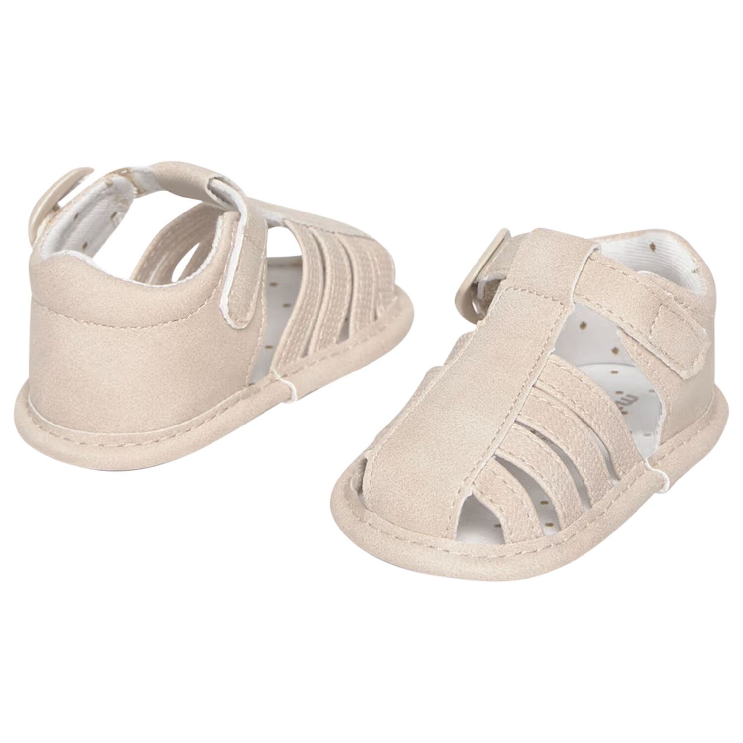 Baby Boys Beige Sandals , 2, hi-res
