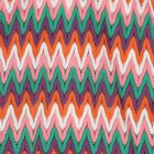 Girls Multi-Coloured Zig-Zag Crochet Skirt, 1, hi-res
