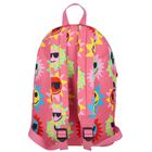Girls Pink Sun Backpack, 1, hi-res
