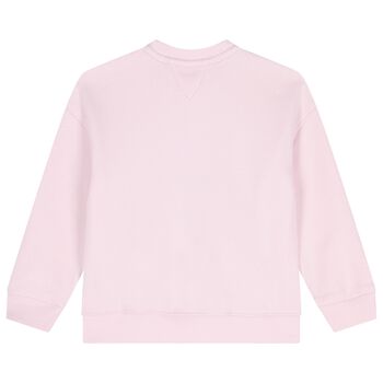 Girls Pink Logo Sweatshirts
