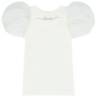 Girls Ivory & Pink Skirt Set, 1, hi-res