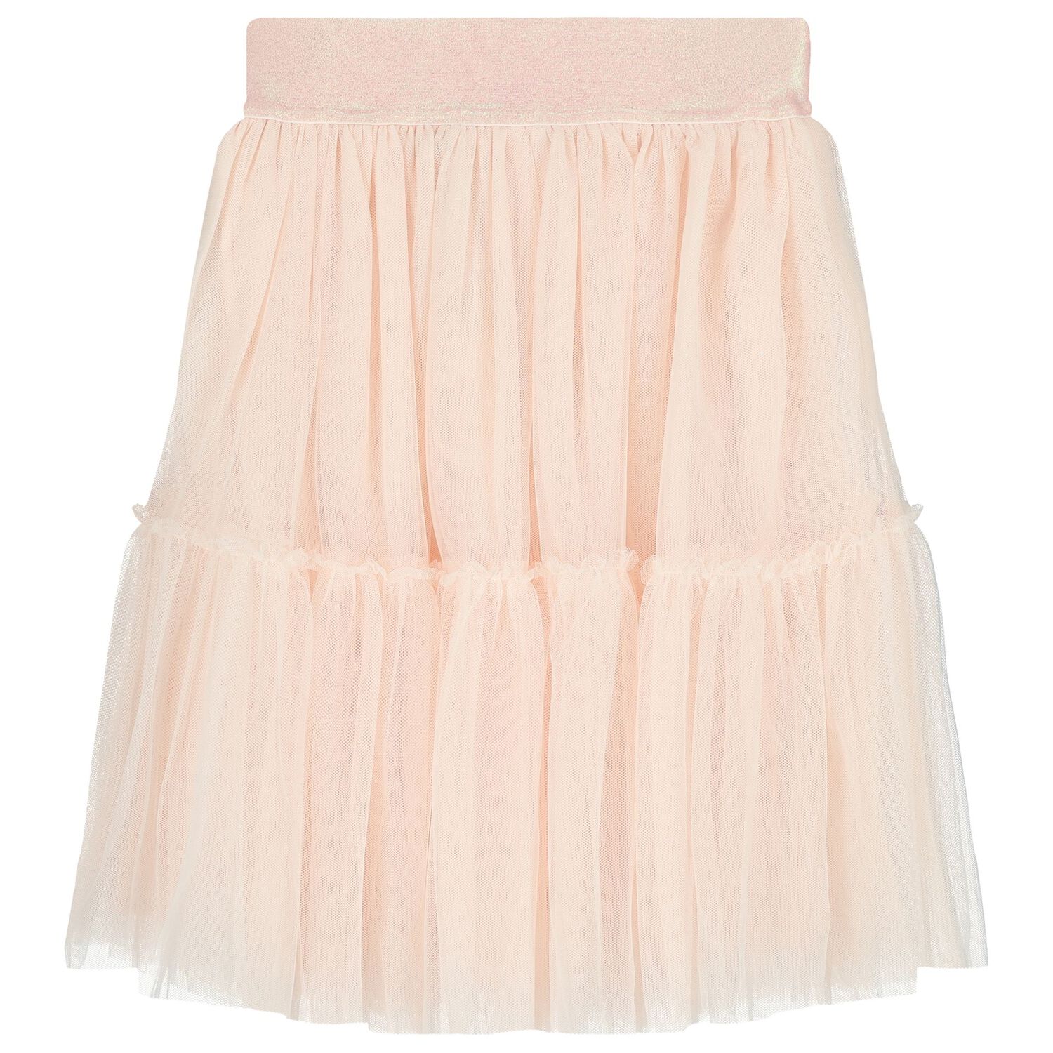Girls Pink Glitter Tulle Skirt , 1, hi-res