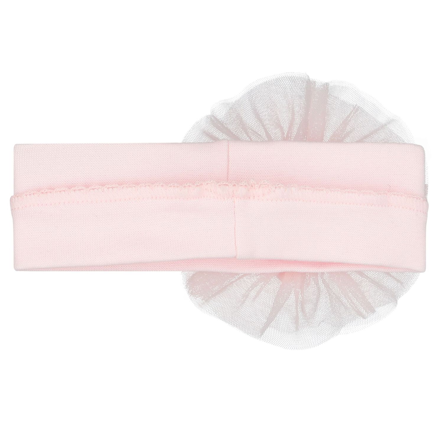Baby Girls White & Pink Flower Headband, 1, hi-res image number null