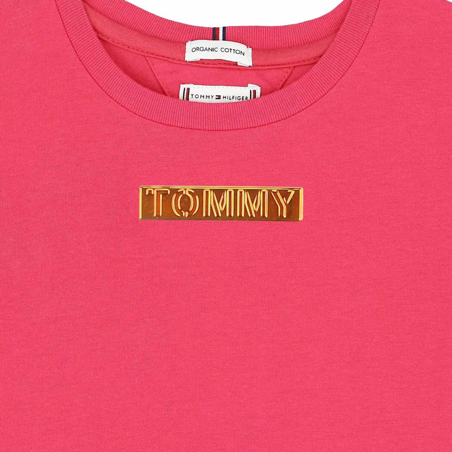 Girls Pink Logo T-Shirt, 1, hi-res