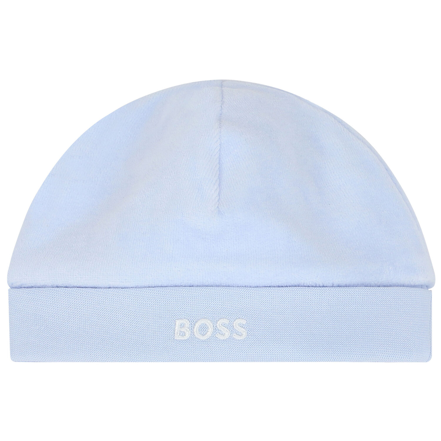 Baby Boys Blue Logo Hat, 2, hi-res
