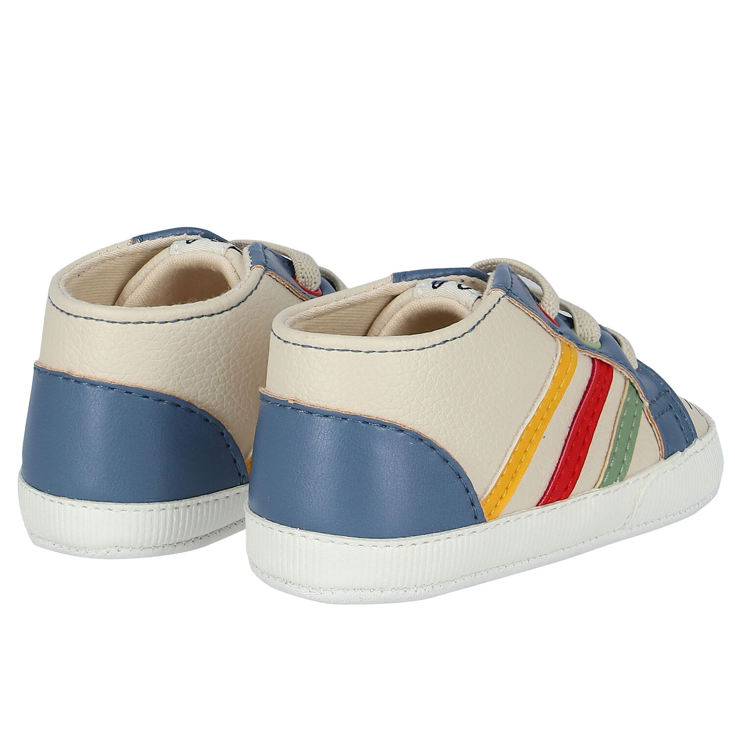 Baby Boys Ivory Pre Walker Shoes, 1, hi-res image number null