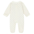 Ivory Logo Babygrow, 1, hi-res