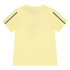 Younger Boys Yellow Logo T-Shirt, 2, hi-res