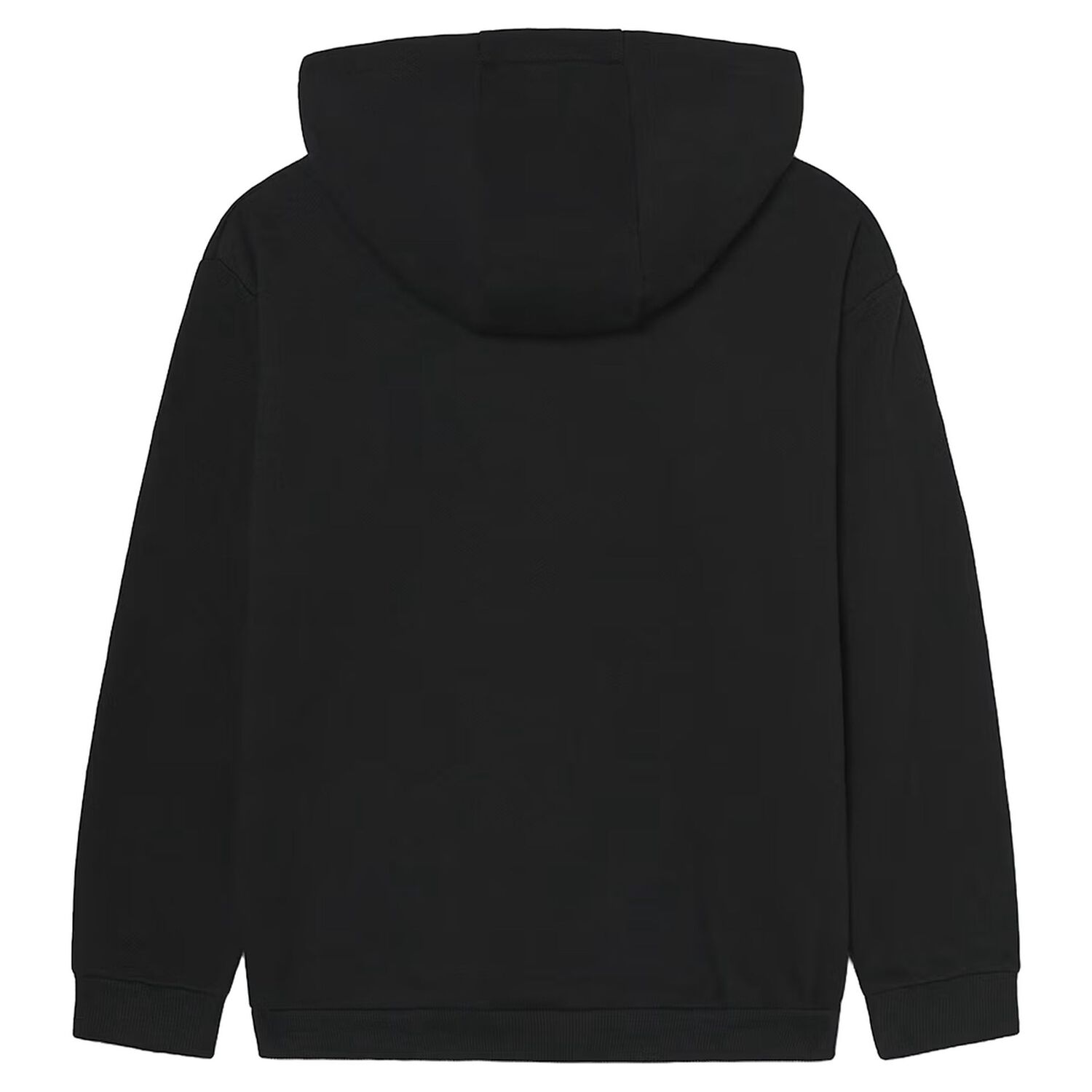 Boys Black Printed Hooded Top, 1, hi-res