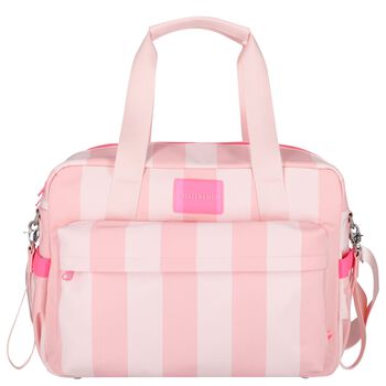 Baby Girls Pink Striped Changing Bag