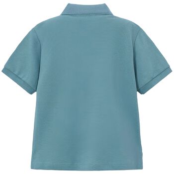 Boys Blue Logo Polo Shirt