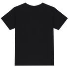 Girls Black Logo Medusa T-Shirt, 1, hi-res